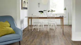 View of Union Oak Pattern luxury vinyl tile by Amtico