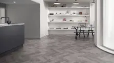 View of Trace Scree Large Parquet luxury vinyl tile by Amtico