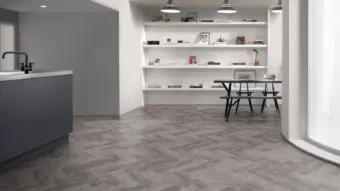 View of Trace Scree Large Parquet luxury vinyl tile by Amtico