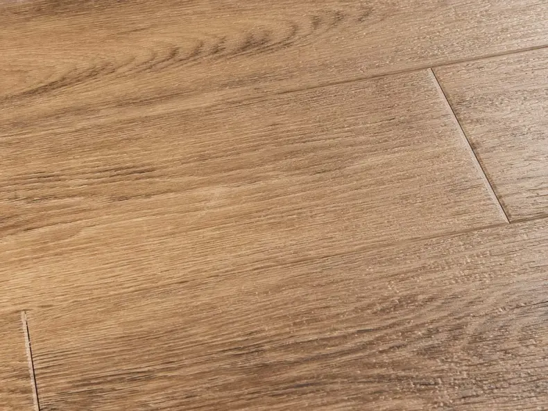 View of Rotterdam Oak Small Parquet luxury vinyl tile by Amtico