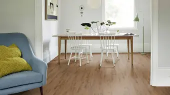 View of Bordeaux Oak Pattern luxury vinyl tile by Amtico