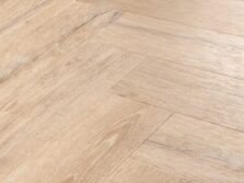 View of Clowes Oak Small Parquet luxury vinyl tile by Amtico