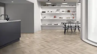 View of Clowes Oak Pattern luxury vinyl tile by Amtico