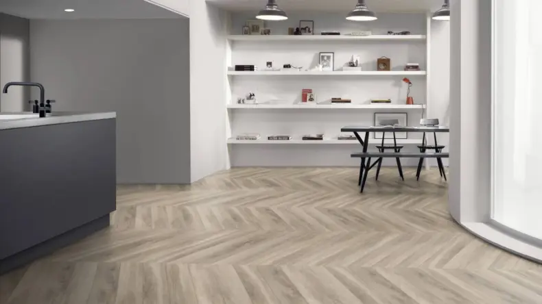View of Malvern Oak Pattern luxury vinyl tile by Amtico