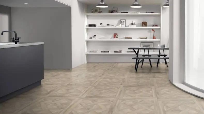 View of Malvern Oak Pattern luxury vinyl tile by Amtico
