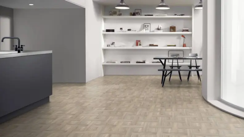 View of Malvern Oak Pattern luxury vinyl tile by Amtico