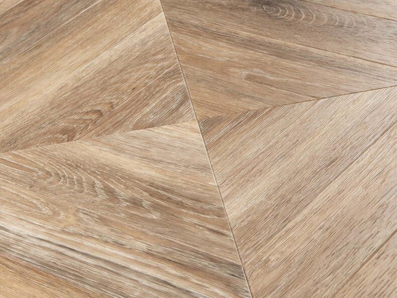 View of Marlow Oak Large Parquet luxury vinyl tile by Amtico