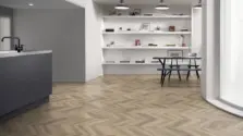 View of Marlow Oak Pattern luxury vinyl tile by Amtico