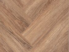 View of Darley Oak Small Parquet luxury vinyl tile by Amtico