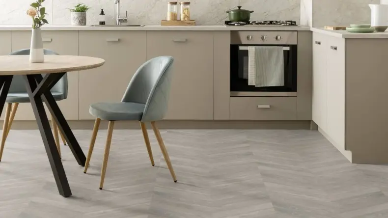 View of Henley Oak Pattern luxury vinyl tile by Amtico
