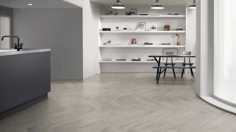 View of Henley Oak Pattern luxury vinyl tile by Amtico