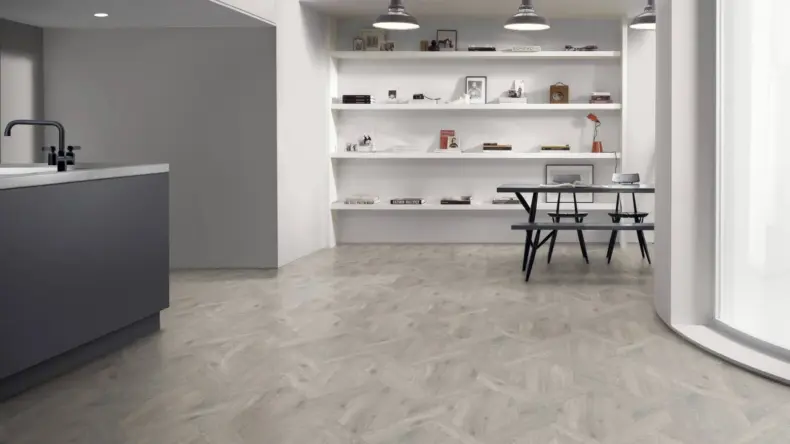 View of Henley Oak Pattern luxury vinyl tile by Amtico