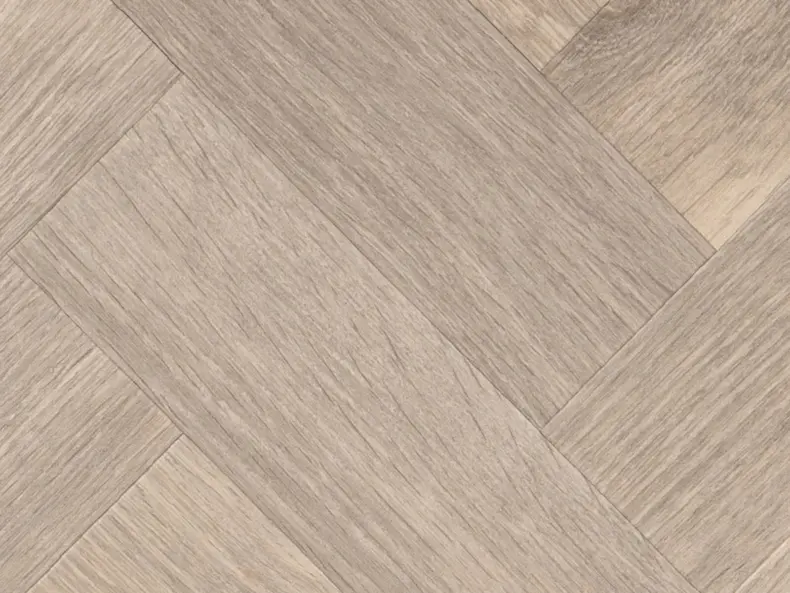 View of Friston Oak Small Parquet luxury vinyl tile by Amtico