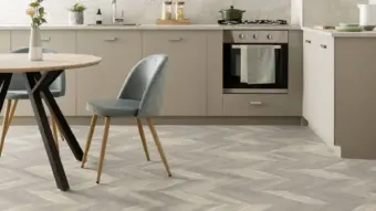View of Friston Oak Pattern luxury vinyl tile by Amtico