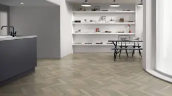 View of Tollymore Oak Pattern luxury vinyl tile by Amtico