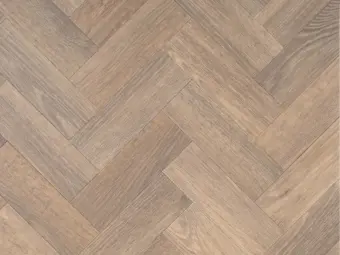 View of Hamsterley Oak Large Parquet luxury vinyl tile by Amtico