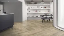 View of Hamsterley Oak Pattern luxury vinyl tile by Amtico