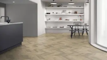 View of Hamsterley Oak Pattern luxury vinyl tile by Amtico