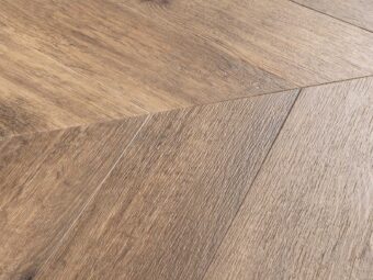 View of Hackfall Oak Small Parquet luxury vinyl tile by Amtico