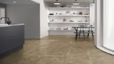 View of Hackfall Oak Pattern luxury vinyl tile by Amtico