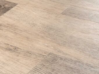 View of Berwick Oak Small Parquet luxury vinyl tile by Amtico