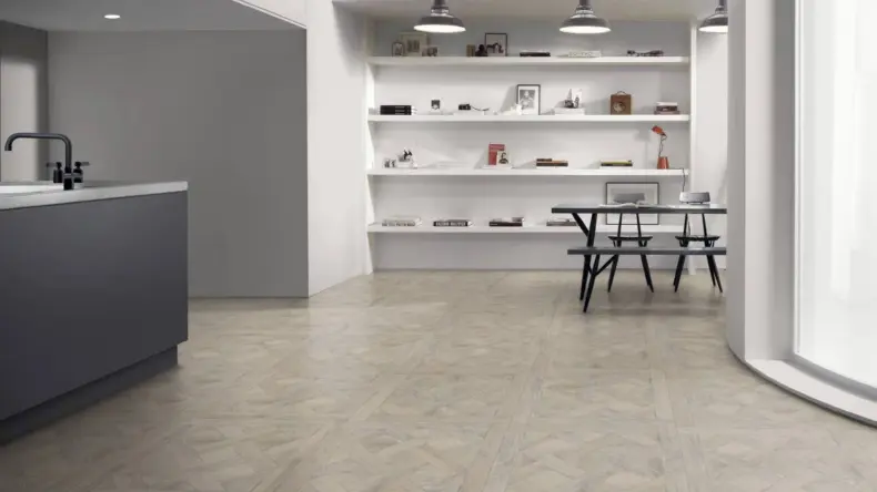View of Wilverley Oak Pattern luxury vinyl tile by Amtico