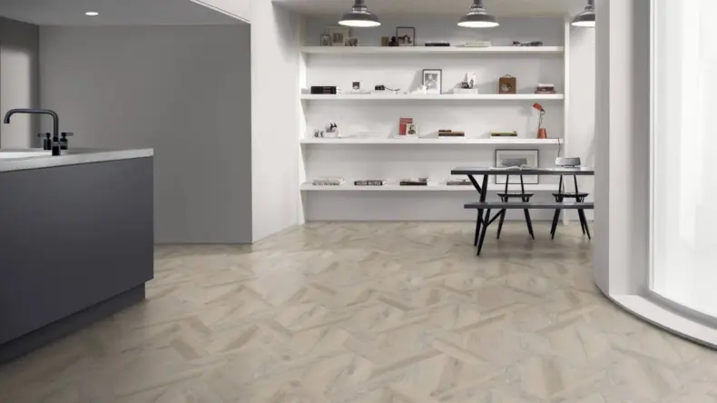 View of Wilverley Oak Pattern luxury vinyl tile by Amtico