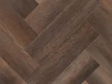 View of Tay Oak Small Parquet luxury vinyl tile by Amtico