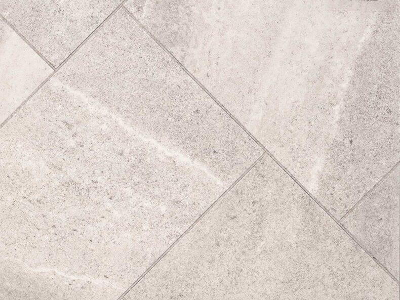 View of Berkwell Stone luxury vinyl tile by Amtico