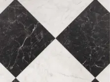 View of Bianco Classic Marble luxury vinyl tile by Amtico