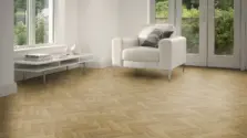 View of Rural Oak in Small Parquet luxury vinyl tile by Amtico