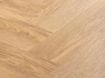 View of Fawn Oak in Large Parquet luxury vinyl tile by Amtico