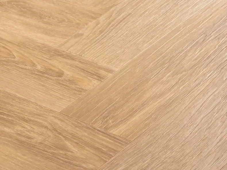View of Fawn Oak in Large Parquet luxury vinyl tile by Amtico