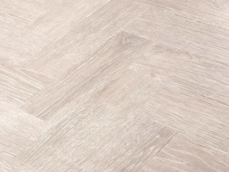 View of Seaboard Oak in Large Parquet luxury vinyl tile by Amtico