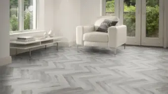 View of Valley Oak in Large Parquet luxury vinyl tile by Amtico