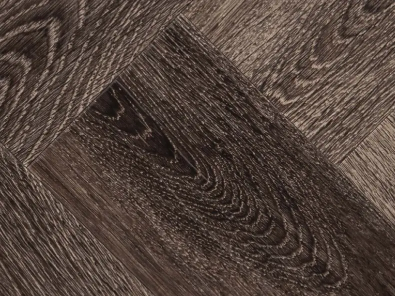 View of Burnished Timber in Large Parquet luxury vinyl tile by Amtico