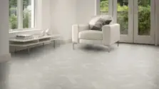 View of Opal in Small Parquet luxury vinyl tile by Amtico