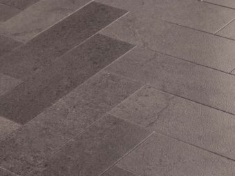 View of Char in Small Parquet luxury vinyl tile by Amtico