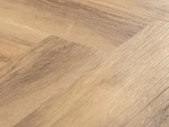 View of Larvik Oak in Small Parquet luxury vinyl tile by Amtico