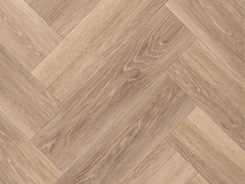 View of Keel Oak in Small Parquet luxury vinyl tile by Amtico