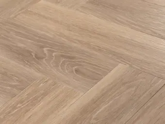 View of Keel Oak in Small Parquet luxury vinyl tile by Amtico