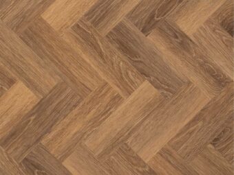 View of Esker Oak in Small Parquet luxury vinyl tile by Amtico