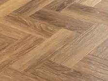 View of Esker Oak in Small Parquet luxury vinyl tile by Amtico