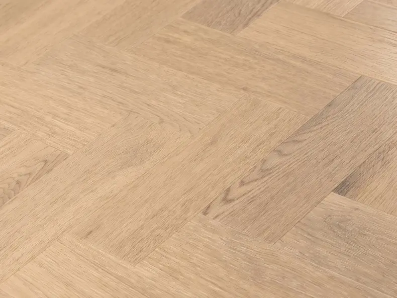 View of Laholm Oak in Small Parquet luxury vinyl tile by Amtico