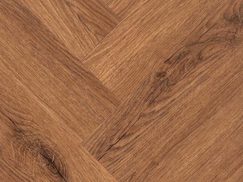 View of Thorndon Oak in Small Parquet luxury vinyl tile by Amtico