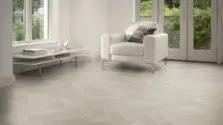 View of Crema in Large Parquet luxury vinyl tile by Amtico