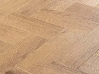 View of Skara Oak in Large Parquet luxury vinyl tile by Amtico