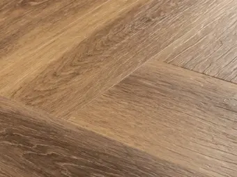 View of Esker Oak in Large Parquet luxury vinyl tile by Amtico