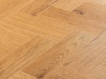 View of Hanningfield Oak in Large Parquet luxury vinyl tile by Amtico
