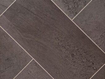 View of Char luxury vinyl tile by Amtico